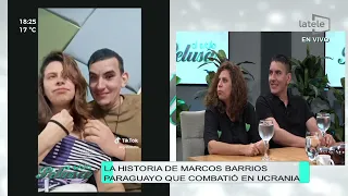 We learn the love story of Marcos Barrios, the Paraguayan fighting in Ukraine.