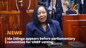 Ida Odinga appears before parliamentary committee for UNEP vetting