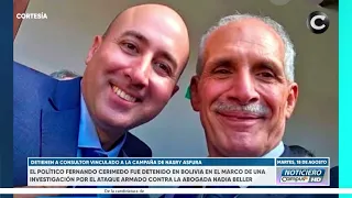 Consultor político Fernando Cerimedo es capturado en aeropuerto de Bolivia tras atentado armado