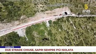 VIABILITÀ. DUE STRADE CHIUSE, SAPRI SEMPRE PIÙ ISOLATA