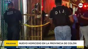 Se registra nuevo homicidio de joven de 20 años en Colón