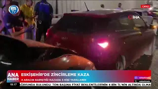 Eskişehir'de zincirleme kaza