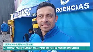 SALTA - El SAMEC refuerza la cobertura sanitaria por la Fiesta del Milagro #canal7salta