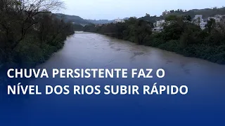 Persistent rain causes river levels to rise rapidly in the region ⛈️