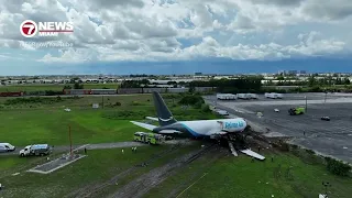 NTSB Drone Footage: Amazon Cargo Plane's Path Before MIA Crash
