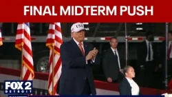 President Trump makes final midterm campaign push