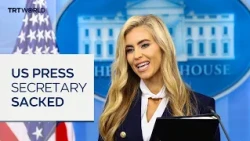 White House Press Secretary Katie Zacharia sacked