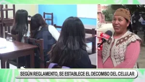 SEGÚN REGLAMENTO, SE ESTABLECE EL DECOMISO DEL CELULAR