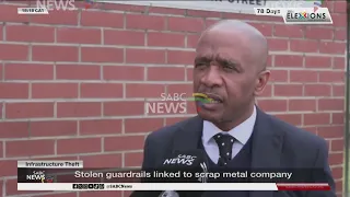 Infrastructure Theft | Stolen guardrails linked to scrap metal company