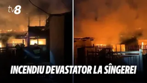 Incendiu devastator la Sîngerei: Un copil a fost evacuat de pompieri