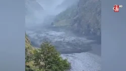 बाढीपछि उद्धारका लागि गोरखामा हेलिकोप्टर परिचालन