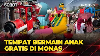 Kemeriahan HUT ke-81 RI di Monas: Ada Tempat Bermain Anak Gratis
