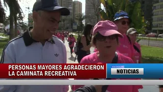 MIL PERSONAS MAYORES PARTICIPARON DE LA GRAN CAMINATA RECREATIVA