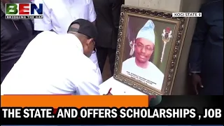 2027: GOV. ODODO WARNS AGAINST VIOLENCE IN KOGI, GIVES SCHOLARSHIPS,JOB TO FAMILY OF SLAIN APC CHAIR