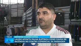 Report identifies electrical failure as cause of fire at Centro Comercial de Passagem