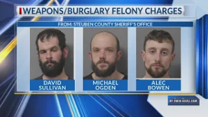 Three arrested after theft and burglary in Thurston