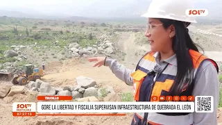 Trujillo: GORE La Libertad y Fiscalía supervisan infraestructura de Quebrada de León