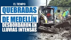 Heavy rains cause creeks to overflow, leaving hundreds of families affected in Medellín