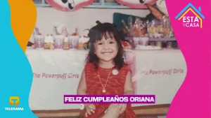 Feliz cumpleaños Oriana