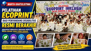 Ecoprint Training for People with Disabilities Officially Concludes