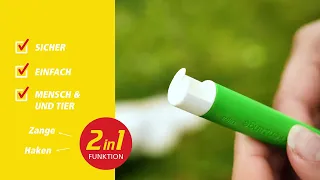 Safely remove ticks - tick tweezers
