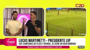 MODO DIRECTO - LUCAS MARTINETTI - HAY CAMPEONES DE BRONCE Y PLATA Y SE VIENE UN GRAN DOMINGO