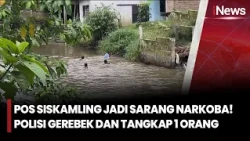 POS SISKAMLING JADI SARANG NARKOBA! Polisi Tangkap 1 Orang, Pelaku Lain Kabur | iNews Malam