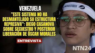 Diego Casanova speaks on NTN24 about the kidnapping and subsequent release of Óscar Morales