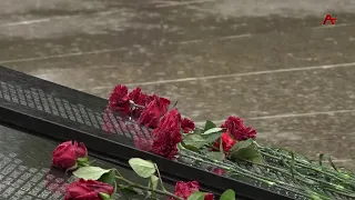 As is tradition, the celebration of Victory Day began in Sukhum at the Park of Glory