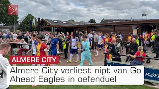 Almere City verliest nipt van Go Ahead Eagles in oefenduel | Omroep Flevoland