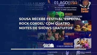 The city of Sousa hosts the 'Especial Rock Cordel' festival with four nights of free concerts
