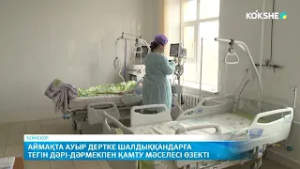 Аймақта ауыр дертке шалдыққандарға тегін дәрі дәрмекпен қамту мәселесі өзекті