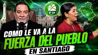How is Fuerza del Pueblo doing in Santiago
