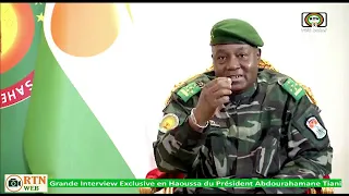 Grande Interview Exclusive du Président de la République, Chef de l'État Tiani, en Haoussa et Zarma.