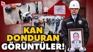 DEHŞETİN GÖRÜNTÜLERİ ORTAYA ÇIKTI! TÜVTÜRK'te polis memurunu topluca dövüp böyle öldürmüşler!