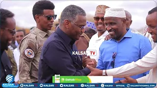 Taliyaha hay'adda NISA oo gaaray magaalada Guriceel ee Gobolka Galgaduud.