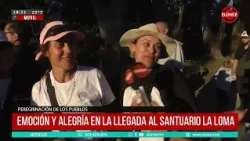 Testimonials at the arrival to La Loma sanctuary