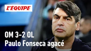 OM 3-2 OL - "La meilleure équipe a perdu..." : Paulo Fonseca très agacé après la défaite à Marseille