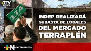Commercial spaces at the Terraplén Market in Coatzacoalcos to be auctioned