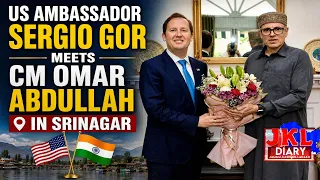 US Ambassador Sergio Gor Meets CM Omar Abdullah in Srinagar | Jammu Kashmir News