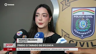 Acusado de estuprar e queimar vítimas com cigarro é preso em Ipojuca