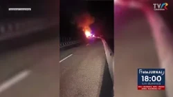 EXPLOSION ON A NATIONAL ROAD