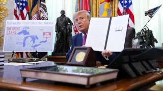 Trump Renames Lake Ontario, Canada Responds