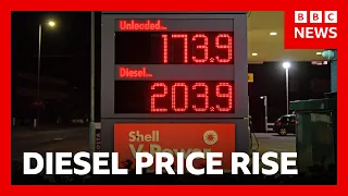 Why has UK diesel price hit an all time high? | BBC News