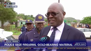 122 Suspects Arrested in Gauteng West Rand Illegal Mining Crackdown