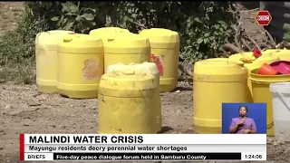 Malindi residents threaten legal action against water service providers