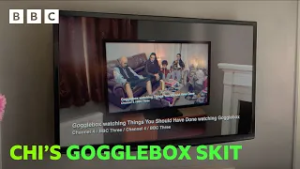The ChiWithAC Gogglebox skit in full - BBC