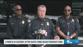 2 detained after shots fired at pavilion inside Piedmont Park near Active Oval, APD chief says