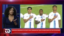 Honduras national team drops in FIFA ranking after Nations League failure.