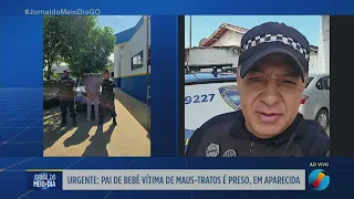 Father of baby victim of abuse arrested in Aparecida de Goiânia